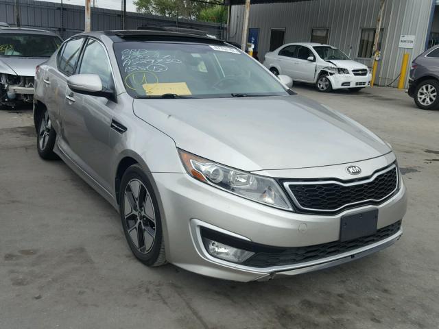 KNAGM4AD1C5020726 - 2012 KIA OPTIMA HYB SILVER photo 1