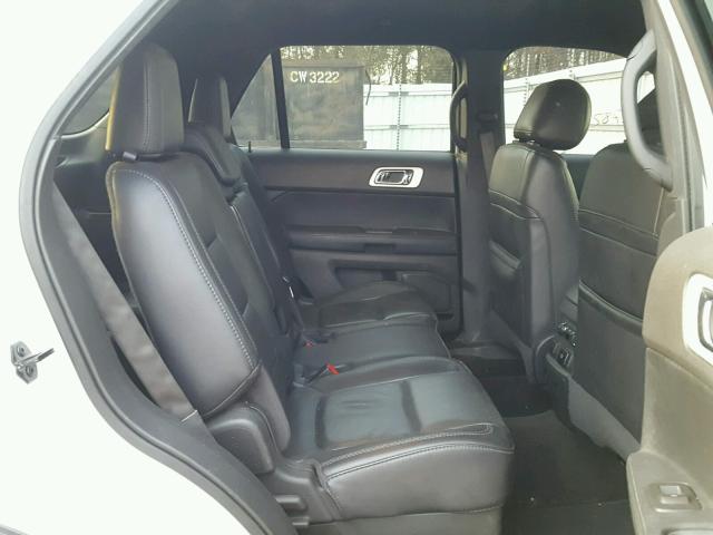 1FM5K8F85DGA44001 - 2013 FORD EXPLORER L WHITE photo 6