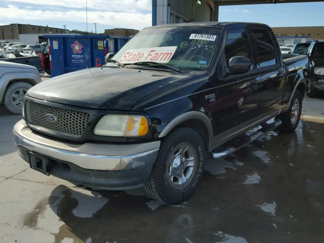 1FTRW07L42KC04068 - 2002 FORD F150 SUPER BLACK photo 2