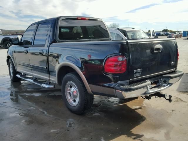 1FTRW07L42KC04068 - 2002 FORD F150 SUPER BLACK photo 3