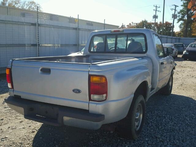1FTCR10A5VPB45468 - 1997 FORD RANGER SILVER photo 4