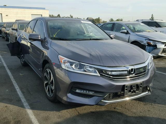 1HGCR2F75GA038297 - 2016 HONDA ACCORD EX GRAY photo 1