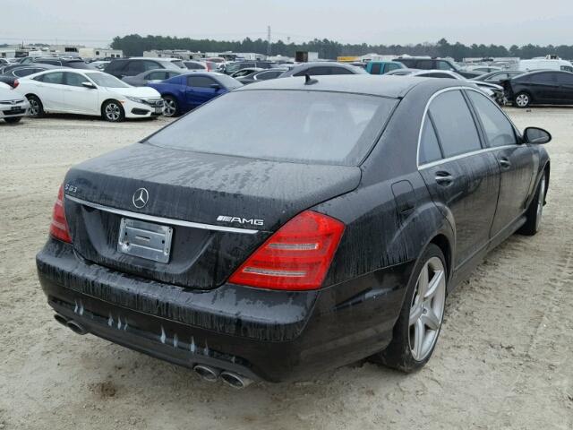 WDDNG77X79A251527 - 2009 MERCEDES-BENZ S 63 AMG BLACK photo 4