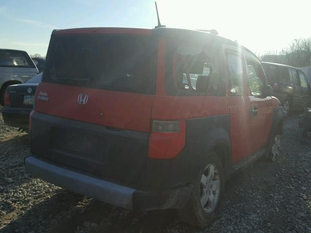 5J6YH18665L009084 - 2005 HONDA ELEMENT EX RED photo 4