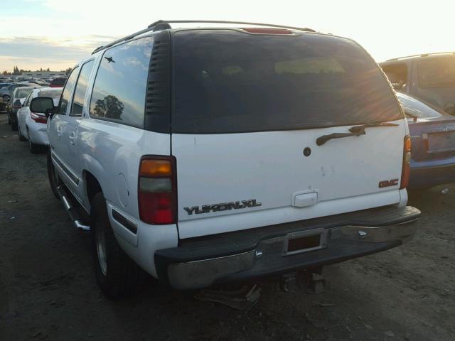 1GKFK16T31J285465 - 2001 GMC YUKON XL K WHITE photo 3