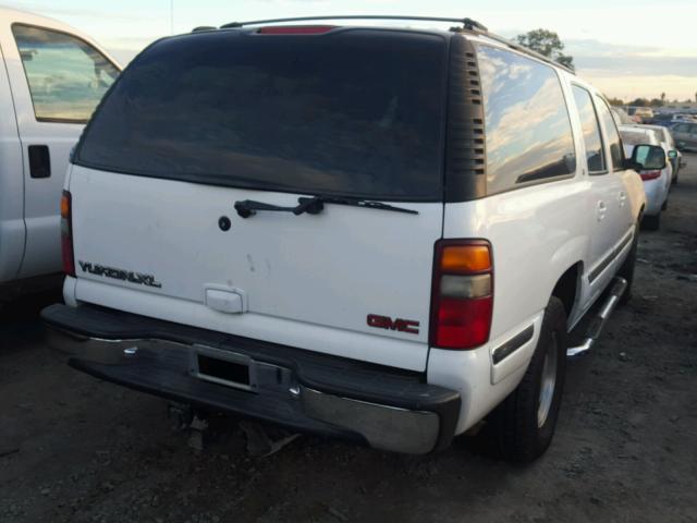 1GKFK16T31J285465 - 2001 GMC YUKON XL K WHITE photo 4