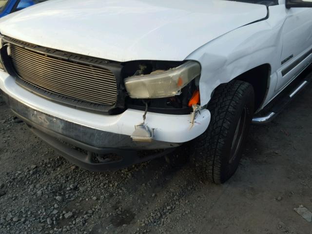 1GKFK16T31J285465 - 2001 GMC YUKON XL K WHITE photo 9