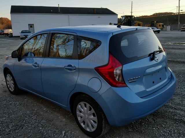 3N1CE2CP2EL352948 - 2014 NISSAN VERSA NOTE BLUE photo 3