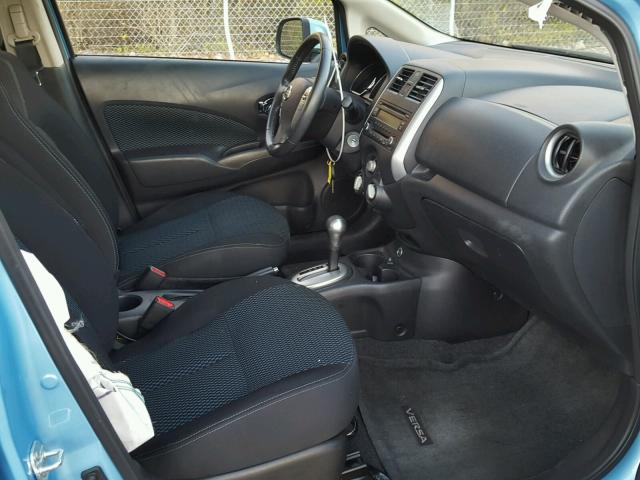 3N1CE2CP2EL352948 - 2014 NISSAN VERSA NOTE BLUE photo 5