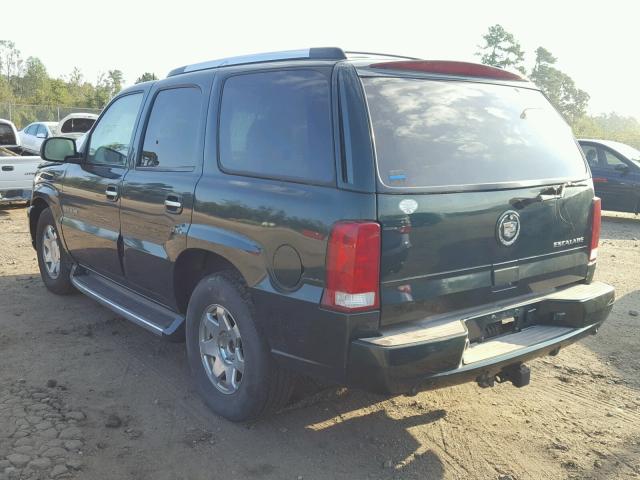 1GYEK63N23R280962 - 2003 CADILLAC ESCALADE L GREEN photo 3