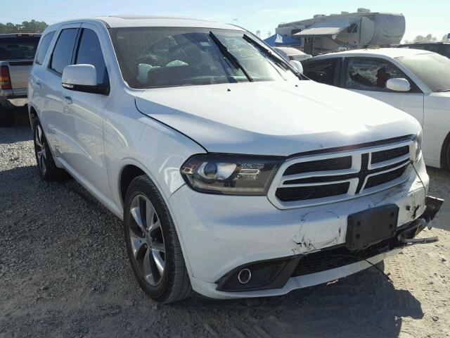 1C4SDHCT9EC428009 - 2014 DODGE DURANGO R/ WHITE photo 1