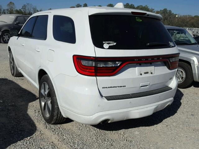 1C4SDHCT9EC428009 - 2014 DODGE DURANGO R/ WHITE photo 3