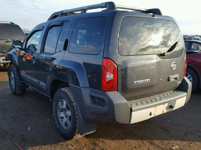 5N1AN0NW9AC522026 - 2010 NISSAN XTERRA OFF GRAY photo 3