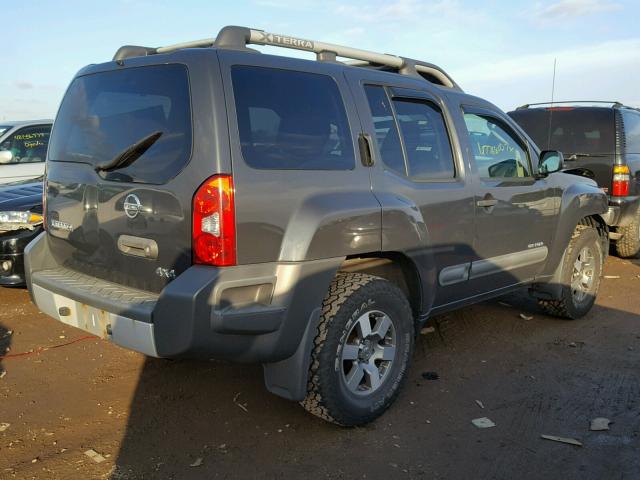 5N1AN0NW9AC522026 - 2010 NISSAN XTERRA OFF GRAY photo 4