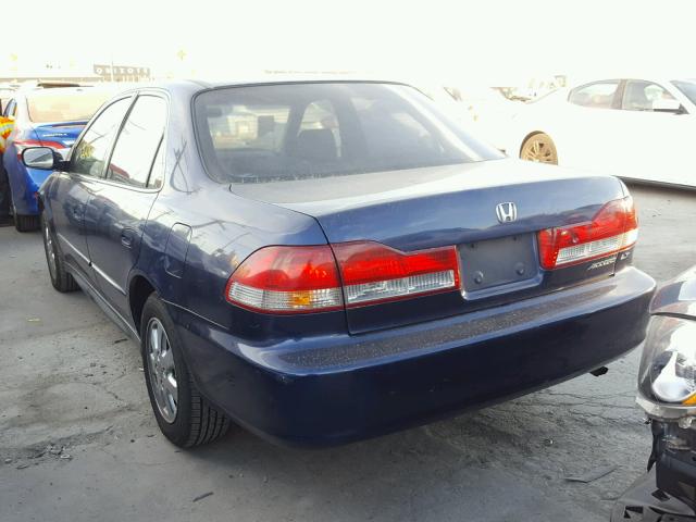 JHMCG66582C003811 - 2002 HONDA ACCORD LX BLUE photo 3