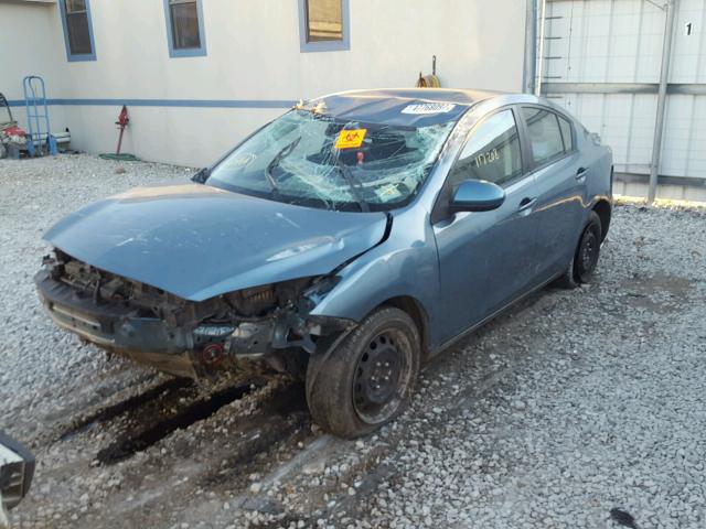 JM1BL1SF3A1269869 - 2010 MAZDA 3 I BLUE photo 2