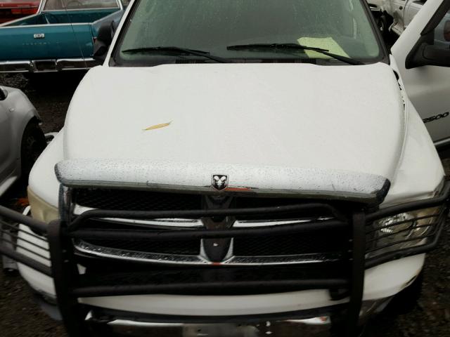 3D7KU28D63G721090 - 2003 DODGE RAM 2500 S WHITE photo 7