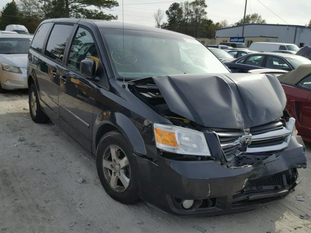 2D8HN54P28R131524 - 2008 DODGE GRAND CARA BLACK photo 1