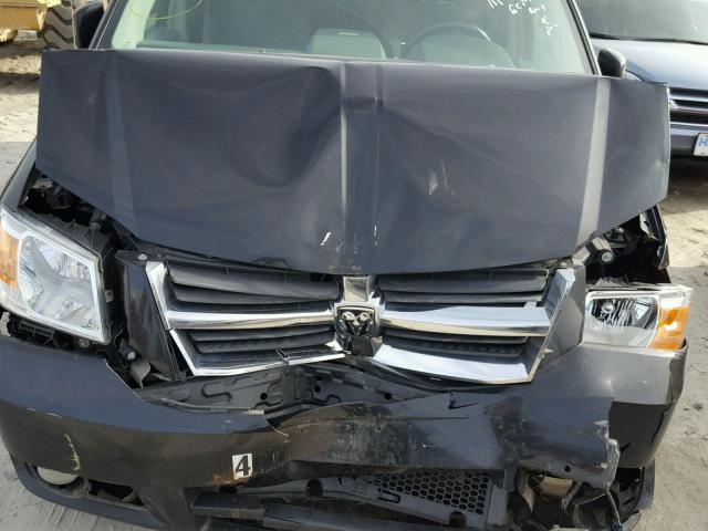 2D8HN54P28R131524 - 2008 DODGE GRAND CARA BLACK photo 7