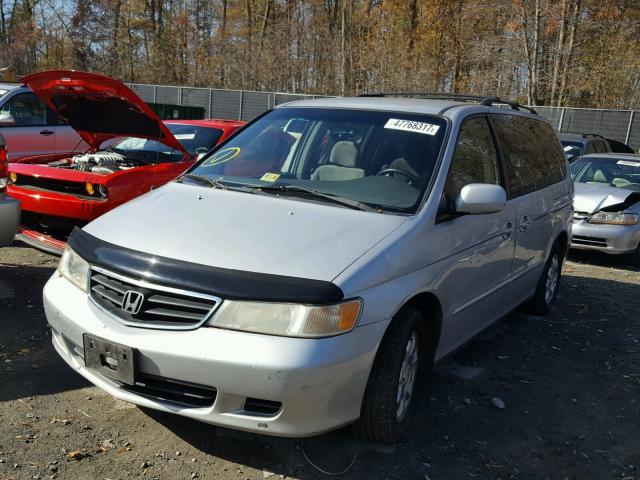 2HKRL18612H528438 - 2002 HONDA ODYSSEY EX SILVER photo 2