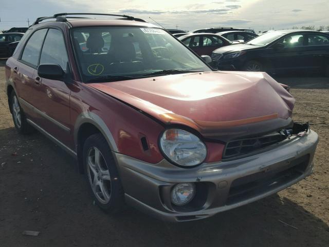 JF1GG68572G836336 - 2002 SUBARU IMPREZA OU RED photo 1