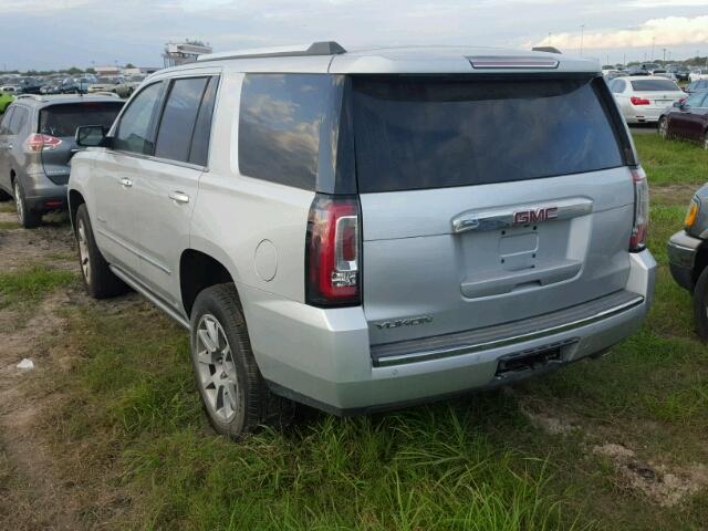 1GKS1CKJ0FR730108 - 2015 GMC YUKON DENA SILVER photo 3