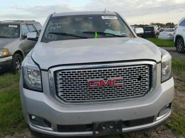 1GKS1CKJ0FR730108 - 2015 GMC YUKON DENA SILVER photo 9