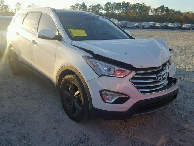 KM8SR4HF0DU013694 - 2013 HYUNDAI SANTA FE L WHITE photo 1