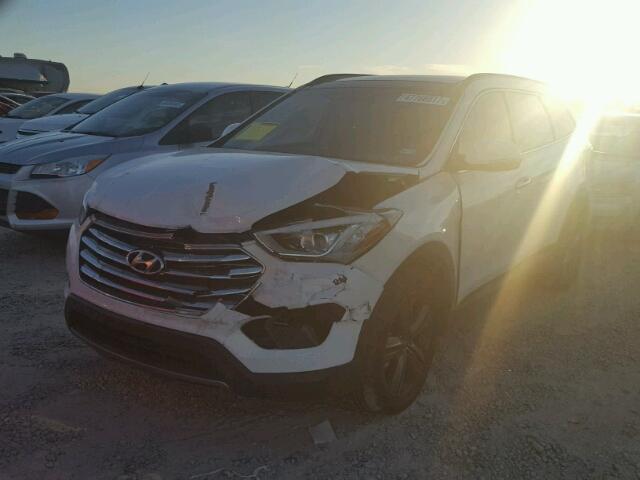 KM8SR4HF0DU013694 - 2013 HYUNDAI SANTA FE L WHITE photo 2