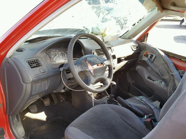 2HGEJ632XTH101499 - 1996 HONDA CIVIC RED photo 5