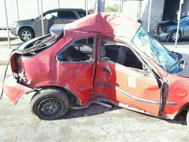 2HGEJ632XTH101499 - 1996 HONDA CIVIC RED photo 9