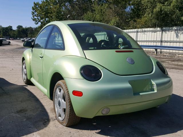 3VWCP21C92M435013 - 2002 VOLKSWAGEN NEW BEETLE 绿色 照片 3