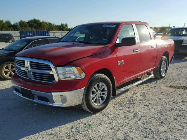 1C6RR6LGXES170393 - 2014 RAM 1500 SLT წითელი ფოტო 2