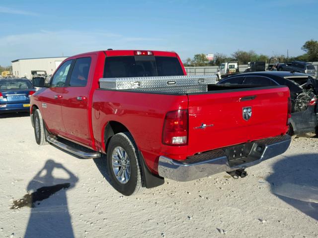 1C6RR6LGXES170393 - 2014 RAM 1500 SLT RED photo 3