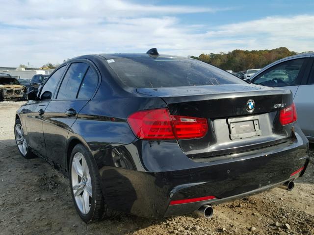 WBA3A9G5XDNP36059 - 2013 BMW 335 I BLACK photo 3