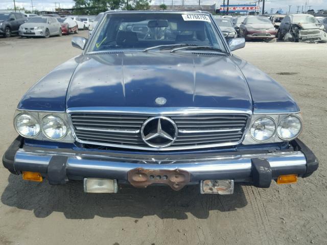 WDB10704412061398 - 1980 MERCEDES-BENZ 450 SL BLUE photo 9