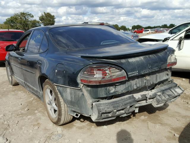 1G2WP52K0YF233696 - 2000 PONTIAC GRAND PRIX GREEN photo 3