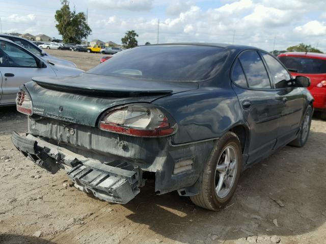 1G2WP52K0YF233696 - 2000 PONTIAC GRAND PRIX GREEN photo 4