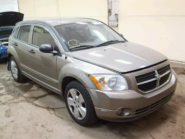 1B3HB48B57D154444 - 2007 DODGE CALIBER SX BROWN photo 1