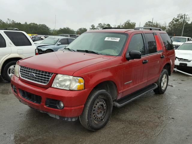 1FMDU63K74UB87544 - 2004 FORD EXPLORER X MAROON photo 2