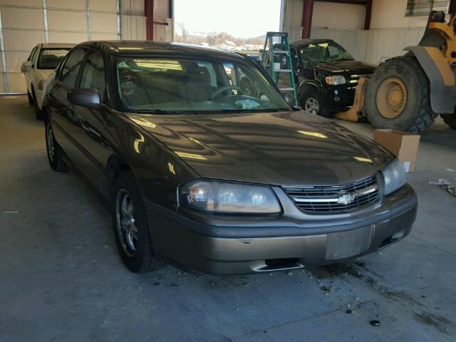 2G1WF52E939123586 - 2003 CHEVROLET IMPALA GRAY photo 1