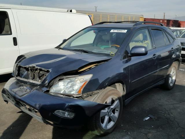 JTJGA31U950051595 - 2005 LEXUS RX 330 BLUE photo 2