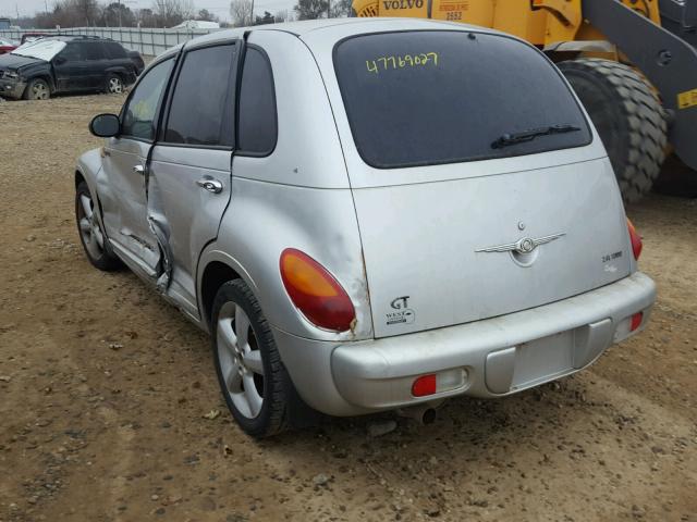 3C4FY78G23T513903 - 2003 CHRYSLER PT CRUISER SILVER photo 3