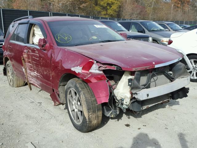 1GYDE63AX40126053 - 2004 CADILLAC SRX RED photo 1