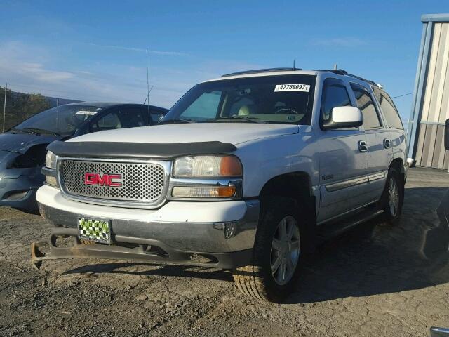 1GKEK13Z12J186293 - 2002 GMC YUKON WHITE photo 2