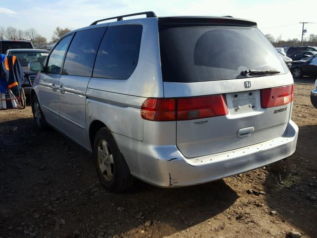 2HKRL18791H555989 - 2001 HONDA ODYSSEY EX SILVER photo 3