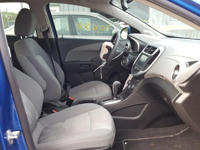 1G1JB5SH7H4118154 - 2017 CHEVROLET SONIC LS 蓝色 照片 5