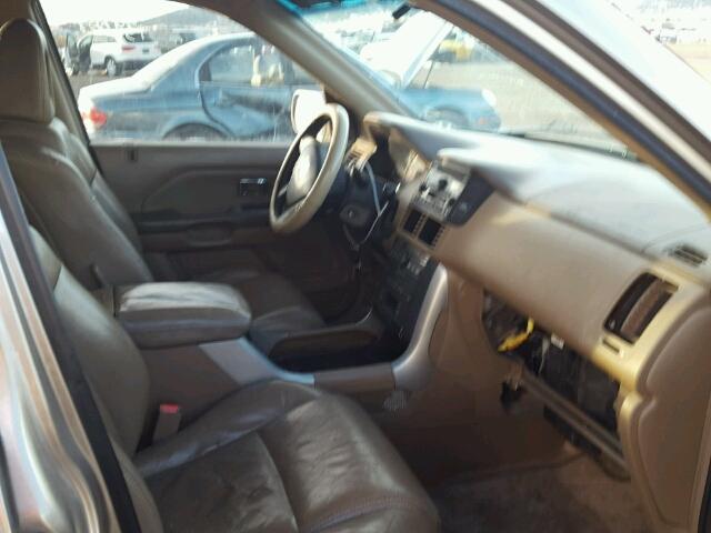 5FNYF18565B029406 - 2005 HONDA PILOT EXL GOLD photo 5