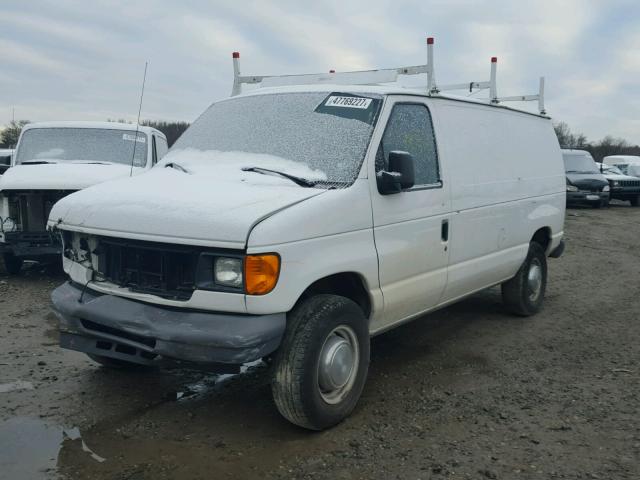 1FTSE34L96DB11874 - 2006 FORD ECONOLINE WHITE photo 2