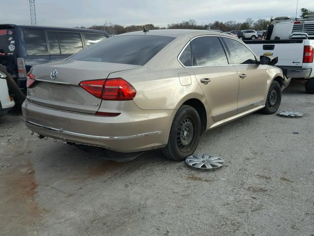 1VWAS7A39GC012637 - 2016 VOLKSWAGEN PASSAT S GRAY photo 4